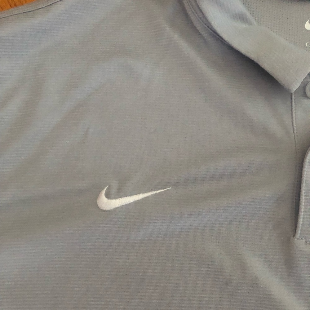 Nike dri fit Light Gray Men's Polo Shirt western Carolina emblem - Picture 3 of 4